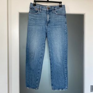 Madewell Classic Straight Jeans Pants 28 High Rise